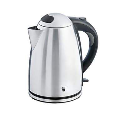 WMF Stelio Wasserkocher Edelstahl 1,7l, elektrischer Wasserkocher mit Kalkfilter, 2400 W, Wasserstandanzeige beleuchtet, Überhitzungsschutz, edelstahl matt silber