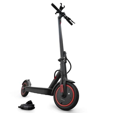 LuvTour Elektroroller mit App-Funktion, mit Handyhalterung und Diebstahlsicherung Faltbarer e Roller, 25-30 km Reichweite Li-Ion Akku, Max. Belastung 120 kg