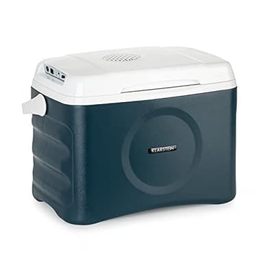 Klarstein BeerBelly 21 Kühlbox Elektrisch - 21 L, 3 Anschlüsse: 230V, 12V Anschluss für Zigarettenanzünder&USB, auto Kühlbox, Kühl- und Warmhaltefunktion, Auto, LKW, Camping, Steckdose, blau
