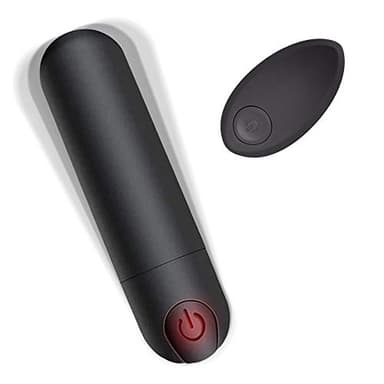 AUPLAY Minivibrator für Sie, Bullet Vibratoren mit Kabellos Fernbedienung, Klitoris und G-Punkt Stimulation Massagestab für Frauen, Silikon Klein Vibro Ei 10 Modi, Leise, Stark, Aufladbar (schwarz)
