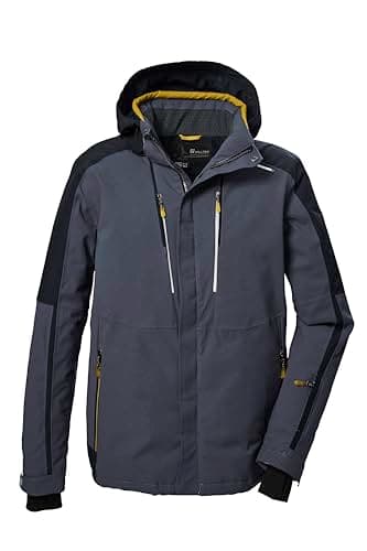 killtec Herren Skijacke/Funktionsjacke mit abzippbarer Kapuze und Schneefang KSW 69 MN SKI JCKT, marine, 4XL, 41956-000