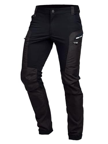 PUMA Workwear Pro-One Adventure Outdoor Wanderhose Herren - Ideal zum Klettern, Bergsteigen, Parkour und mehr – flexibel, verstärkt & strapazierfähig - Outdoor Hosen für Herren - Schwarz - M