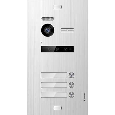 Balter EVO-HD Video Türsprechanlage Zusatz Tüstation, Video Türklingel mit Kamera, 3 Familienhaus Klingel, Full HD-Kamera, 2 Draht Bus, Gegensprechanlage mit 175° Weitwinkel-Kamera