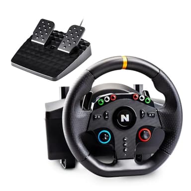 NITHO Drive Pro ONE V24 Gaming Rennlenkrad mit Pedalen, 270 Grad Spiele Lenkrad für PS4, PC, Xbox One, Xbox Series X|S und Switch, Lenkradsimulator mit Vibration - Nur für Arcade Spiele