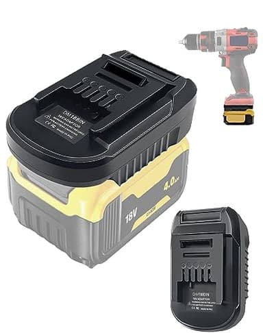 TPDL DM18EIN Akku Adapter Konverter für Dewalt für Milwaukee Akku Converter auf für Einhell Elektrowerkzeug, Batterieadapter für Dewalt 20V für Milwaukee 18V Akku Konverter auf Für Einhell werkzeug