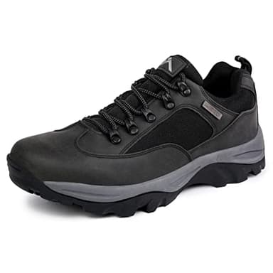 CC-Los Wanderschuhe Herren Wasserdicht Wanderhalbschuhe rutschfest Trekkingschuhe für alle Wetterbedingungen Outdoor
