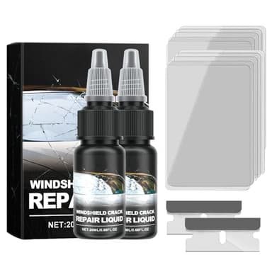 Steinschlag Reparaturset Windschutzscheibe, 2025 Neues Modell Scheibenreparatur Auto Set, Glas Reparatur Setideal zur Reparatur von Rissen und Löchern im Glas (1)