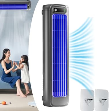 Briza Ac, Briza Ac Klima, Brizaac, Festberg Cooling Ace, Wand Klimaanlage Ohne AußEngeräT, Tragbare leise energieeffizienter Lüfter, 3 Geschwindigkeiten (1 Pc)