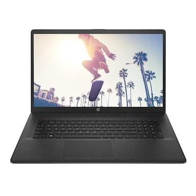 HP 17 - Schwarz - 17,3" FHD - Celeron N4120 - RAM: 16GB - SSD: 500GB - Windows 11 Pro #mit Funkmaus +Notebooktasche