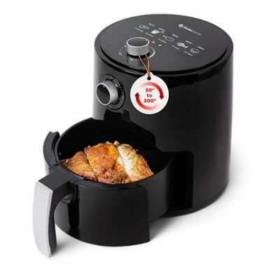 Z SwissHome SH-6704 Luftfritteuse, Kunststoff, Silberfarben