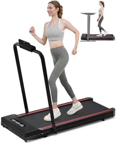 Sperax Klappbares Laufband für Zuhause, Portable Walking Pad für den Bürogebrauch, Leichtes Klapbar Laufband 10KM/H