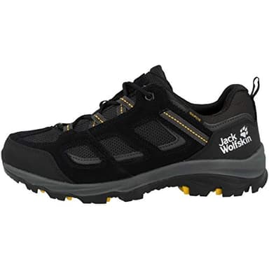 Jack Wolfskin Vojo 3 Texapore Low M Herren Outdoorschuhe , Black Burly Yellow Xt, 39.5 EU