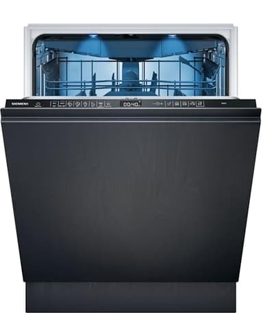 Siemens SX95EX12CE, iQ500 Smarter Geschirrspüler, Vollintegrierte Spülmaschine, 60 cm, Made in Germany, XXL, Besteckschublade, Extra leise, varioSpeed,autoOpen dry, glassZone, varioScharnier