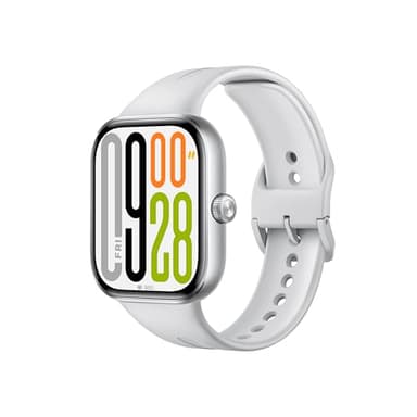 Xiaomi Redmi Watch 5 – 2.07" AMOLED, 60Hz, 24 Tage Akku, 150+ Sportmodi, 5ATM wasserfest, GNSS, Herzfrequenz & SPO₂-Sensor, Bluetooth Calling, Aluminium-Rahmen, drehbare Krone, Silver Gray