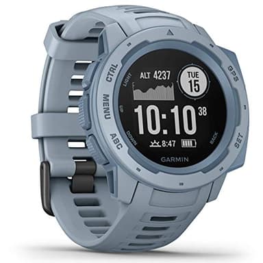 Garmin [renewed] Instinct - wasserdichte GPS-Smartwatch mit Sport-/Fitnessfunktionen und bis zu 14 Tagen Akkulaufzeit. Herzfrequenzmessung am Handgelenk, Fitness Tracker [Generalüberholt]