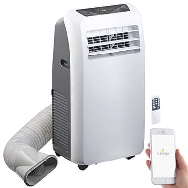 Sichler Haushaltsgeräte Mobile Klimaanlage: Klimaanlage, Heiz-Funktion, 12.000 BTU/h, 3.500 W, WLAN, App-Steuerung (Mobile WiFi, WLAN, Luftentfeuchter)