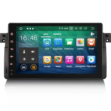 GONFEN 9 Zoll Acht-Kern Android 11 DAB+ Autoradio Für BMW 3er E46 318/320/325 MG ZT Rover 75 mit Navigation CarPlay Android Auto DSP 4G WiFi Bluetooth A2DP 4GB RAM + 64GB ROM OBD2 TPMS DVB-T2 USB DVR