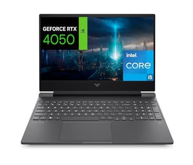 HP Victus Gaming Laptop| 15,6" FHD 144Hz Display | Intel Core i5-13500H | 16 GB DDR4 RAM | 512 GB SSD | NVIDIA GeForce RTX 4050 | Windows 11 Home | QWERTZ Tastatur | Schwarz