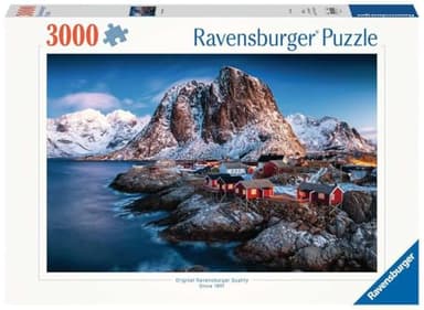 Ravensburger Puzzle 17081 - Hamnoy, Lofoten - 3000 Teile Puzzle für Erwachsene und Kinder ab 14 Jahren, Puzzle mit Landschafts-Motiv von Norwegen