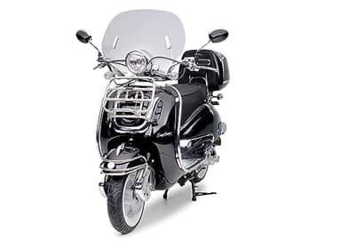 Motorroller EasyCruiser Schwarz 50ccm E5 Retro Roller