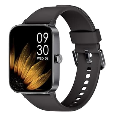 KIUVKAS Smartwatch Damen Herren, 1.95" Zoll-Touchscreen Smart Watch mit Telefonfunktion 140+ Sportmodus Sportuhr, Wasserdichter Fitness Tracker mit Schlafüberwachung Herzfrequenz für Android iOS
