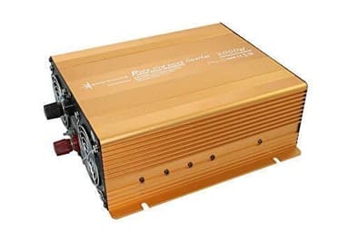 SOLARTRONICS NP2000 Spannungswandler 24V 230V Reiner Sinus 2000W/4000W Wechselrichter 24V auf 230V Stromwandler mit USB-A Anschluss und AC Steckdose Solar Inverter Umwandler