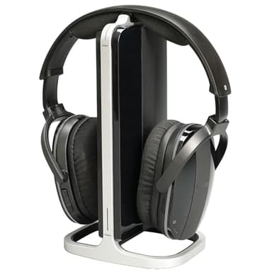 Retekess TA007 Kabellose Kopfhörer für Fernseher, Funkkopfhörer mit Ladestation, 2,4G Sender-Ladestation, Keine Audioverzögerung, 60 m Entfernung an Einem Offenen Ort, Kompatibel mit BT,für Familie