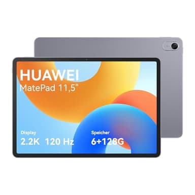HUAWEI MatePad 11.5, Neu, Tablet, 6GB+128GB, 11, 5 Zoll FullView Display, 2.2K Auflösung, Aufladen 22, 5 W, WPS Office, Akku mit 7700 mAh, Kamera 13MP, Notes, Space Grau