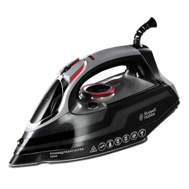 Russell Hobbs Dampfbügeleisen [3100W, 210 g Extra-Dampfstoß] Bügeleisen Power (350ml Wassertank, Keramik Bügelsohle, Selbstreinigungs- & Sprühwasserfunktion, Antikalk & Tropfstopp, 70g/min) 20630-56