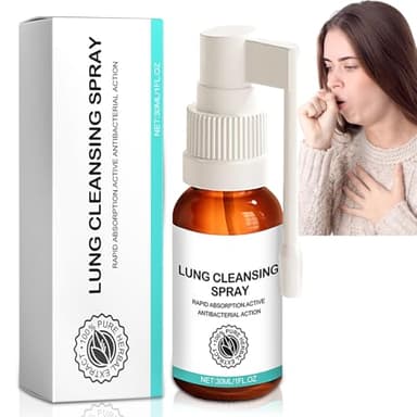 Herbal Spray, Lungenreinigung Spray, Herbal Cleansing Lung Spray, KräUterlungenreinigungsspray Reparaturspray, Kräuterlungenreinigungs für den Täglichen Gebrauch