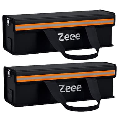 Zeee E-Bike Akku Tasche Feuerfeste Explosionsgeschützte Tasche Lipo Safe Bag für große Akkus, große Sicherheitsbox Einfache Aufbewahrung & Transport der Akkus (2 Stücke - 19,3 * 5,9 * 5,9 Zoll)