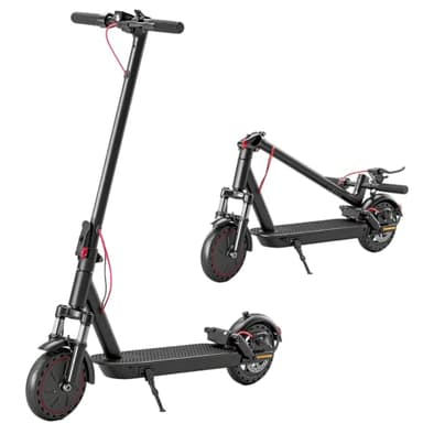 Mankeel Electric Scooter for Adults - Foldable E-Scooter with 8.5/10 Inch Solid Tyres, 30-50 km Range, App Control, 20 km/h, Ideal for Teenagers and Adults (350W/8.5inch/dual shock/10.4ah)