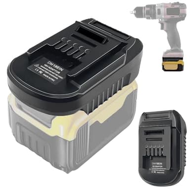 DM18EIN Adapter Konverter für Milwaukee für Dewalt Akku Converter auf für Einhell 18V Elektrowerkzeuge, Batterie Adapter für Einhell Werkzeug