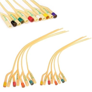 Seckoe 10 Stück Einweg Harnröhren Dilatatoren Set Innen hohl Katheter - 40cm Langer Blasenkatheter Masturbation Penisplug Sounding Sex Spielzeug für Männer (F22*7.3mmx10pcs)