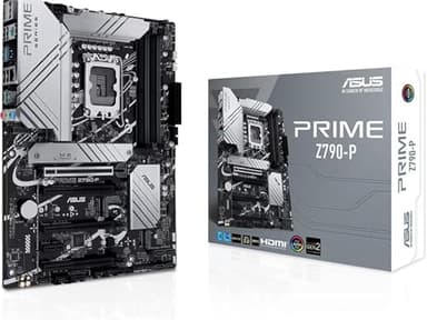 ASUS Prime Z790-P LGA 1700 (Intel® 13. und 12. Generation) ATX-Motherboard (PCIe 5.0, DDR5, 14+1 Power Stages, 3X M.2, WiFi 6, Bluetooth v5.2, 2.5 GB LAN, Frontpanel USB 3.2 Gen 2 Type-C®,