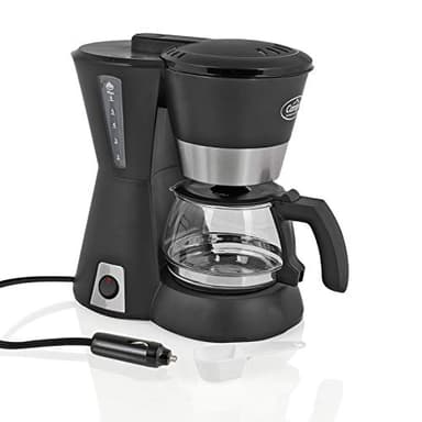 Camp4 Kaffeemaschine 12 Volt, 170W, 600ml, schwarz für Camping, Auto, Boot