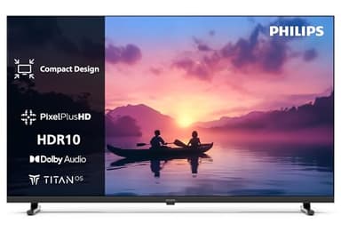 Philips 40PFS6000 HD LED Smart TV - 40 Zoll Display mit Pixel Plus, Titan OS Plattform Und Dolby Digital Sound - Funktioniert Mit Alexa Und Google Sprachassistent