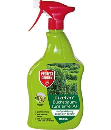 PROTECT GARDEN Lizetan Buchsbaumzünslerfrei AF, anwendungsfertiges Spray gegen den Buchsbaumzünsler, 1 Liter