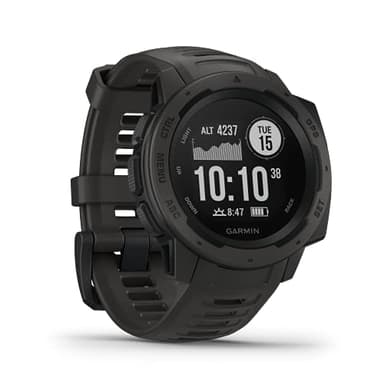 Garmin [renewed] Instinct - wasserdichte GPS-Smartwatch mit Sport-/Fitnessfunktionen, Herzfrequenzmessung, Fitness Tracker und Smartphone Benachrichtigungen [Generalüberholt]