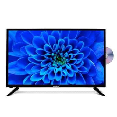 MEDION 80 cm (32 Zoll) HD Fernseher (integrierter DVD-Player, Triple Tuner Receiver DVB-T2 DVB-C DVB-S2, 2 x HDMI, USB, Kopfhöreranschluss, AV in, Mediaplayer, CI+, MD 832001)