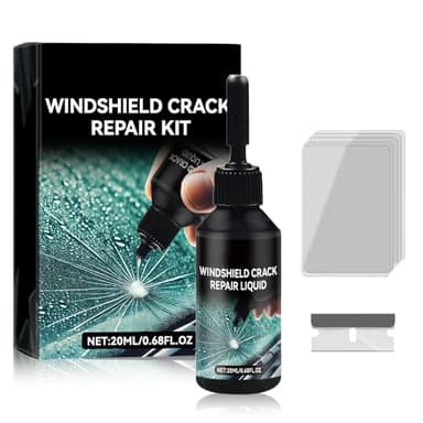 Steinschlag Reparaturset Windschutzscheibe, 2025 Neu Chipped Windshield Repair Kit, Glas Reparatur Set, Cracks Gone Glass Repair Kit Zur Reparatur Löchern, Rissen (1 Stück)