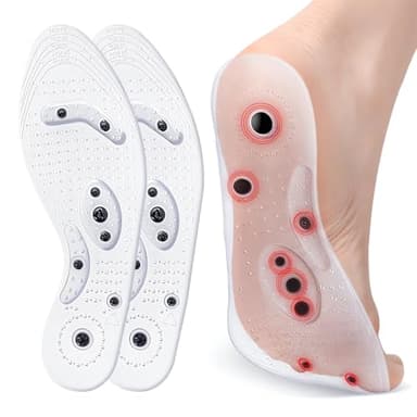 SWYSGS Magnetische Einlegesohlen, Orthopädische Einlegesohlen, Akupressur Einlegesohlen, Massage Einlagen,Einlegesohlen Massage, Abnehmen,Unisex,happy feet,akupressur sohlen,Größe 35-40
