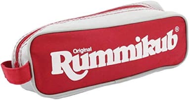 Jumbo Spiele Original Rummikub Travel Pouch - der Spieleklassiker mit kleiner Tasche für Reisen und zum Mitnehmen - Gesellschaftsspiel für Erwachsene und Kinder ab 7 Jahren - 2 bis 4 Spieler