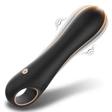 Vibration für Frauen Dildo Vibrator Klein, Sex Spielzeug für die Frau und Paare Extrem Sex, Tragbare Massagestab mit 10 Modus Stark und Leise Vibratoren G Punkt Klitoris Stimulation Vibratorensets