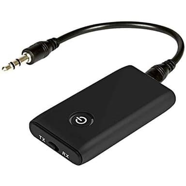 Bluetooth Adapter Audio 5.3, 2 in 1 Wireless Sender Empfänger, Bluetooth Transmitter Adapter mit 3,5mm Audio Kabel für MP3 /MP4 Kopfhörer HiFi Lautsprecher Radio Auto TV PC Laptop Tablet