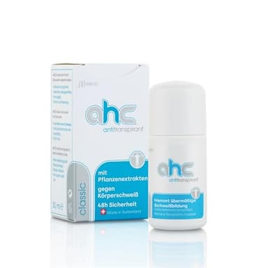 AHC CLASSIC Antitranspirant Tropfflasche 30ml gegen starkes Schwitzen an Achseln & Körper - Antiperspirant für Männer & Frauen