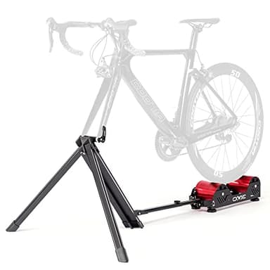 CXWXC Rollentrainer Fahrrad für 16-29 Zoll/700C Reifen Rollentrainer Rennrad Aluminiumlegierungskörper Fahrrad Rollentrainer 5 Stufiger Magnetwiderstand Rennrad Rollentrainer