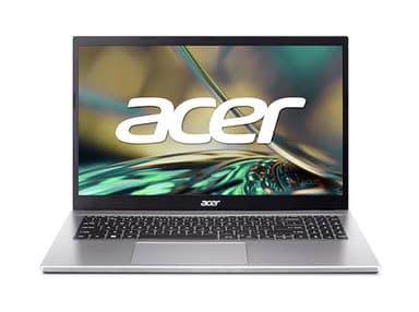Acer Aspire 3 (A315-59-72MF) Laptop | 15,6" FHD IPS Display | Intel Core i7-1255U | 16 GB RAM | 512 GB SSD | Intel Iris Xe Grafik | Windows 11 | QWERTZ Tastatur | Silber