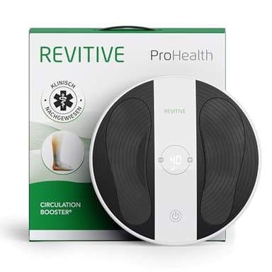 Der Neue Revitive Pro Health Durchblutungs-Stimulator | Effektive Linderung für müde, schmerzende Beine und Füße | Verbessert aktiv die Durchblutung | Medikamentenfrei | Klinisch nachgewiesen