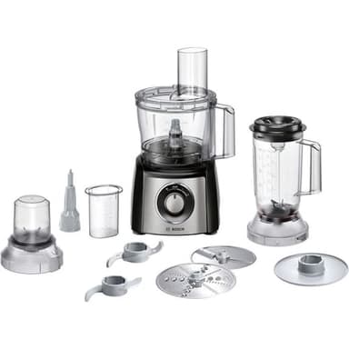 Bosch MCM3501M Küchenmaschine MultiTalent 3, 800 Watt, schwarz/Edelstahl